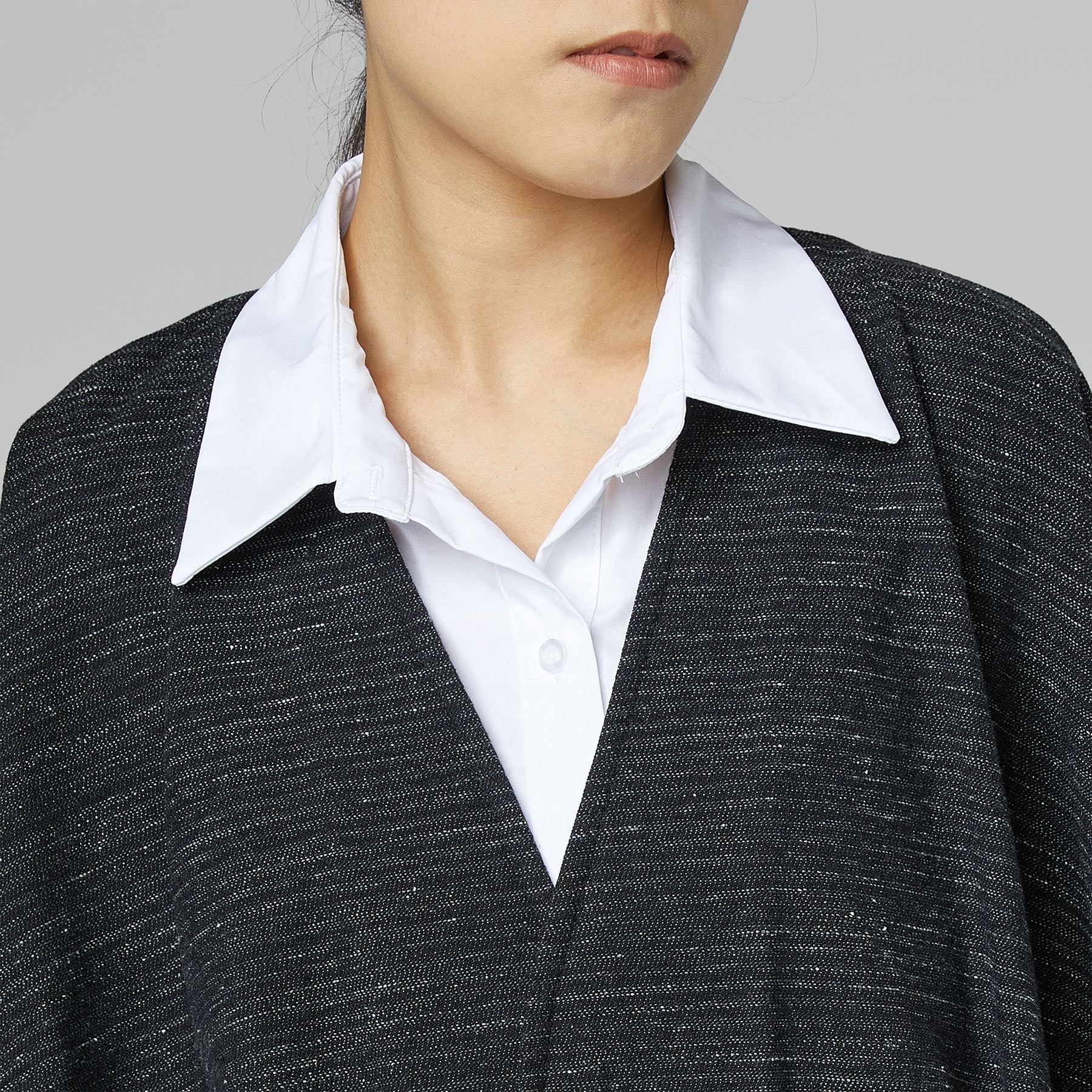 SHIRT WITH APPLIED POCKETS WHITE