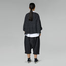 JACKET WITH TAFFETA HEM