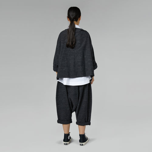 JACKET WITH TAFFETA HEM