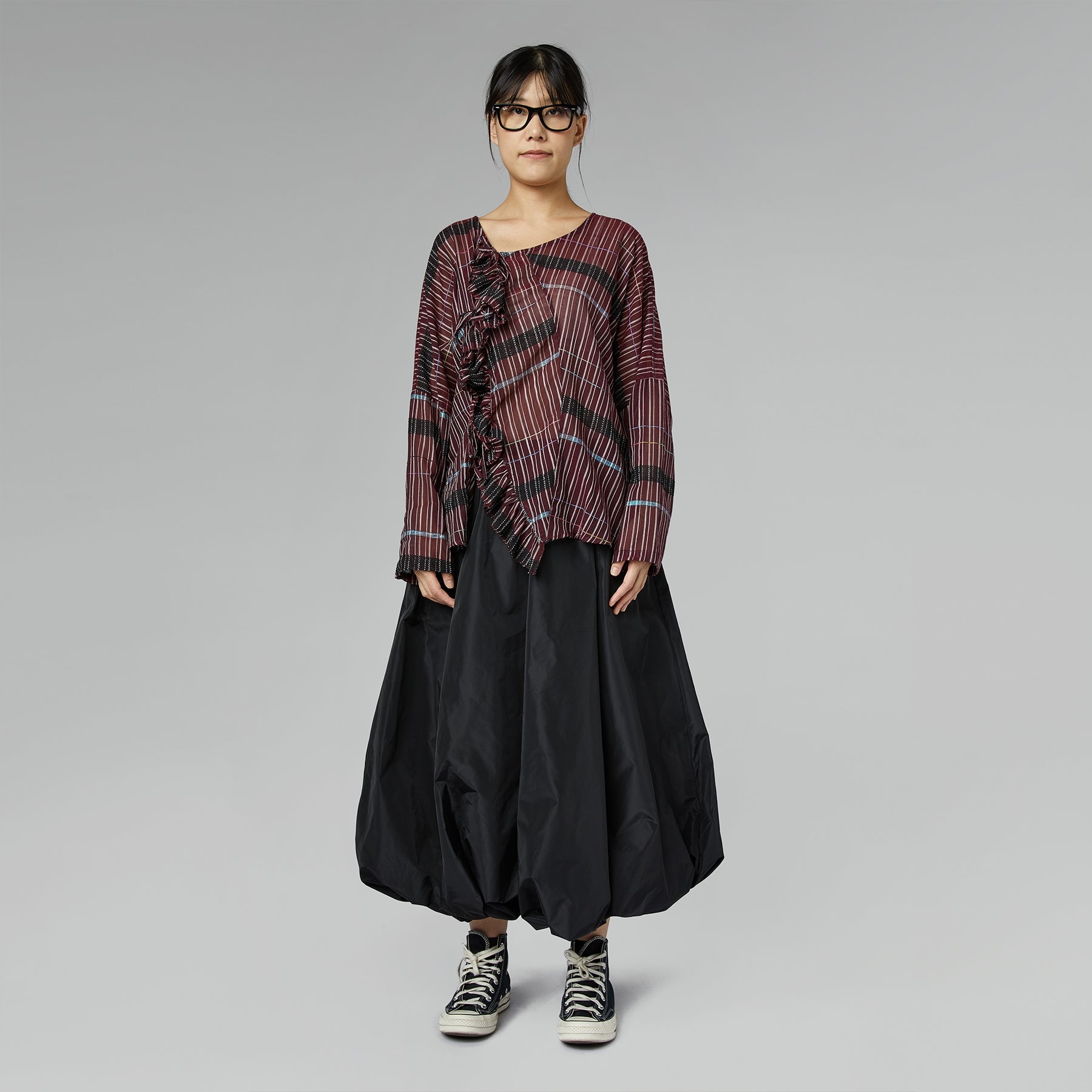 SPÓDNICA BALONOWA Z TAFTY