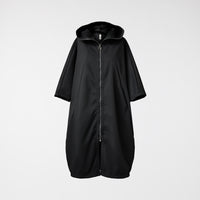 LOOSE COAT WITH BAT SLEEVES