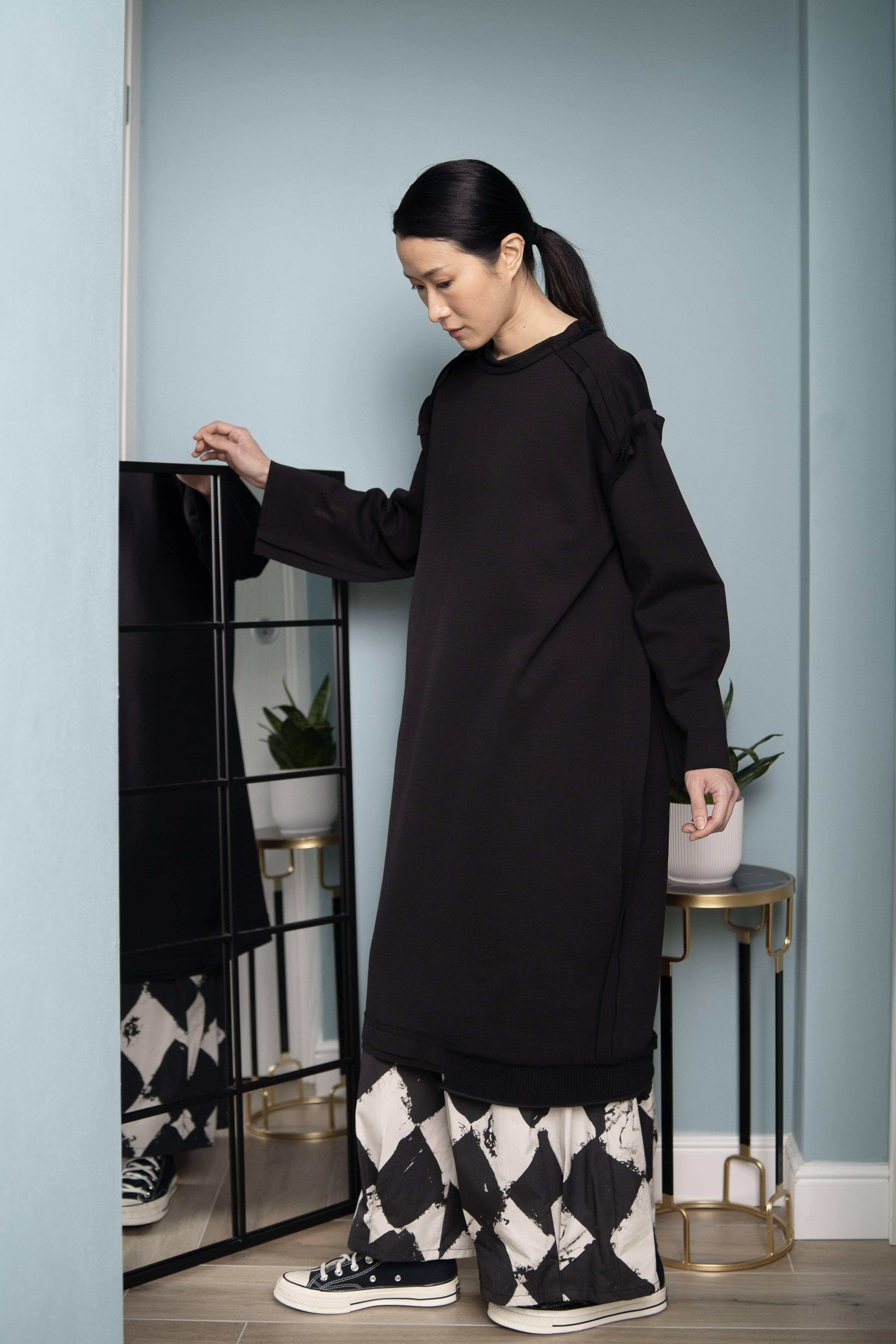 HEAVY SWEATSHIRT DRESS