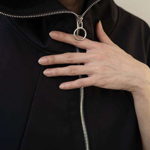 LOOSE COAT WITH BAT SLEEVES