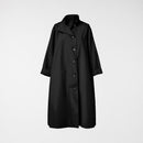 BULKY COTTON COAT BLACK