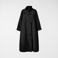 BULKY COTTON COAT BLACK