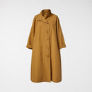 BULKY COTTON COAT APRICOT