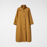 BULKY COTTON COAT APRICOT