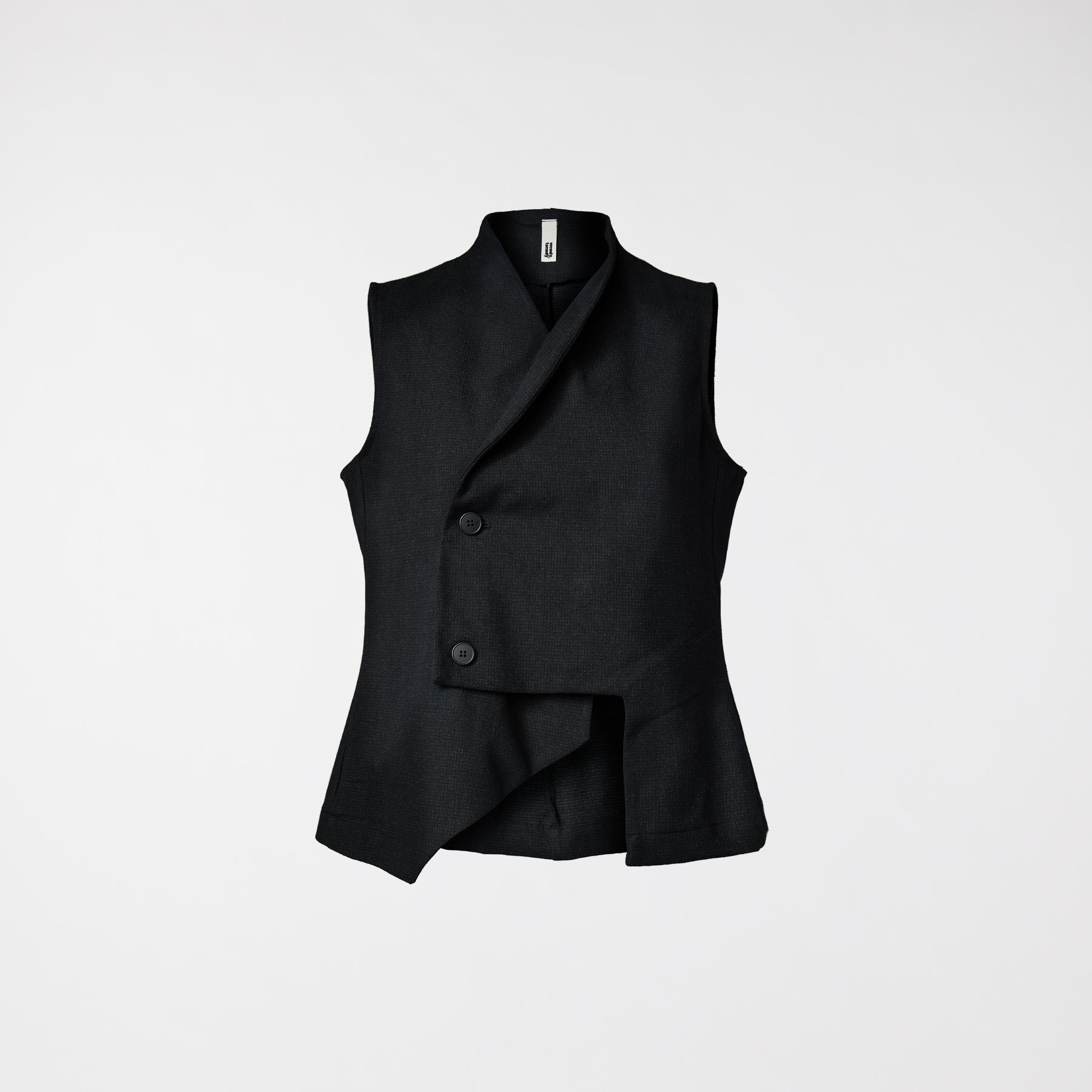 COTTON BLEND TWEED VEST