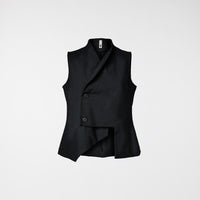 COTTON BLEND TWEED VEST