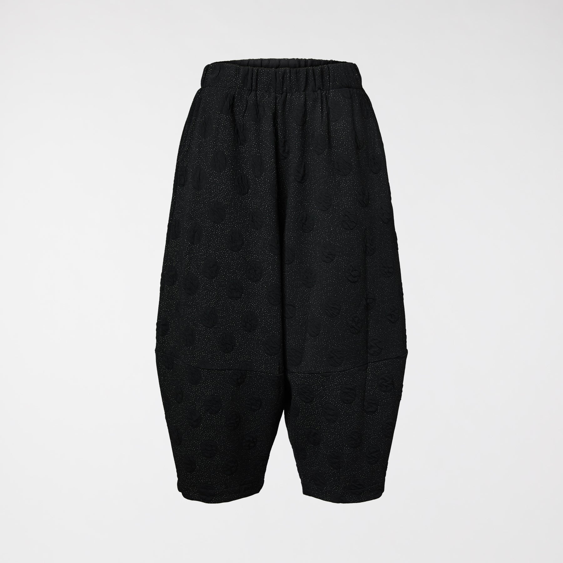 POLKA DOT EMBOSSED PANTS