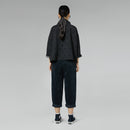 STRAIGHT TROUSERS IN VELVET FABRIC BORDEAUX