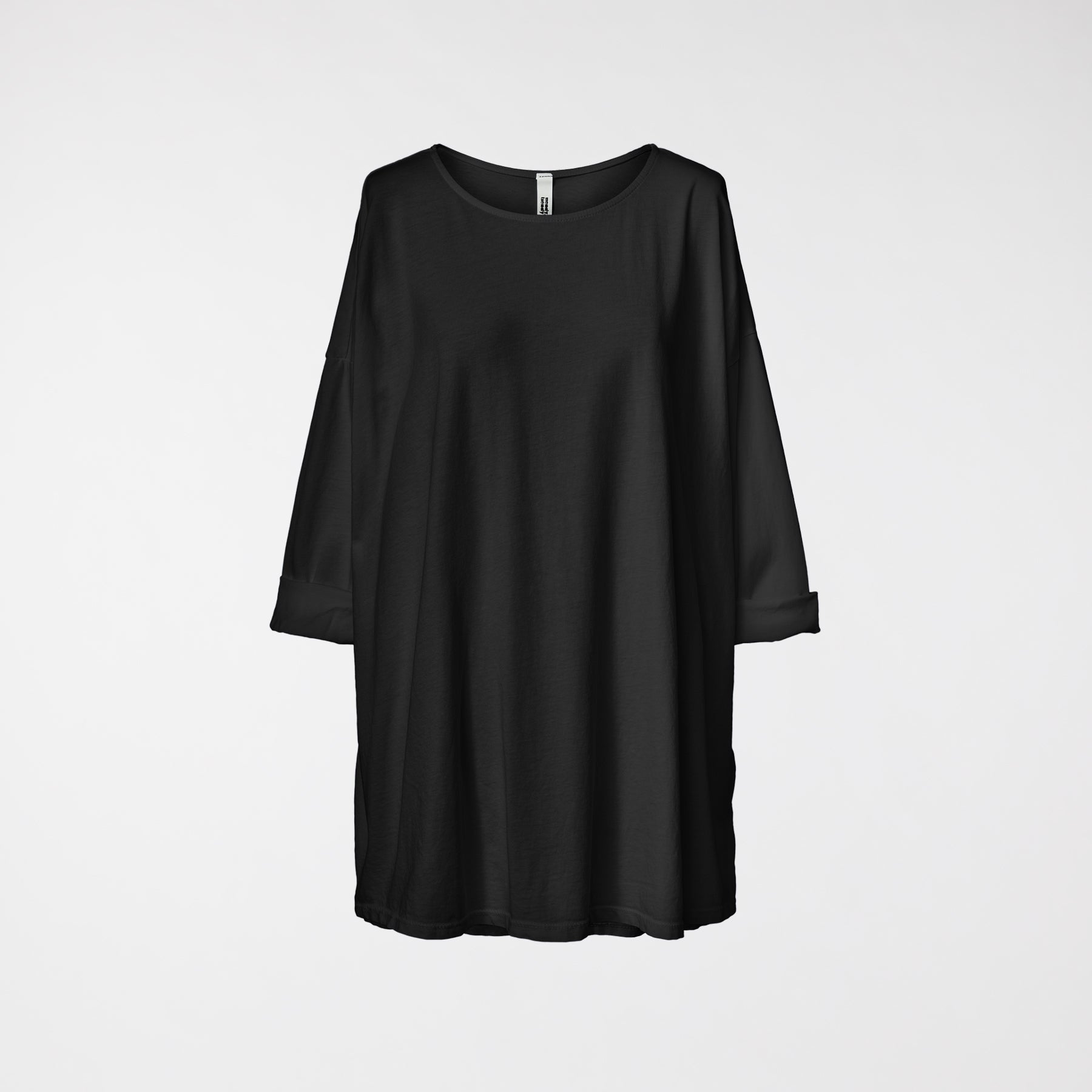 BASIC LOOSE-FITTING JERSEY BLACK