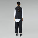 COTTON BLEND TWEED VEST