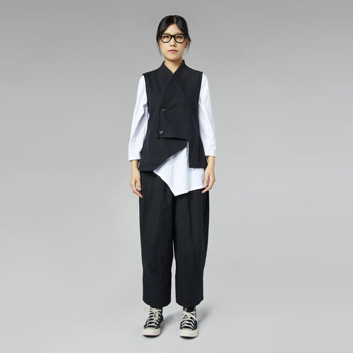 Spodnie tweedowe z mieszanki bawełny