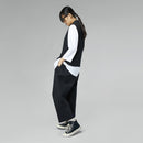 Spodnie tweedowe z mieszanki bawełny