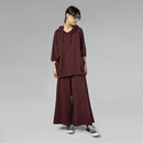 Spodnie rozszerzane Basic w kolorze czarnym