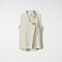 VEST WITH GOLDEN POLKA DOTS