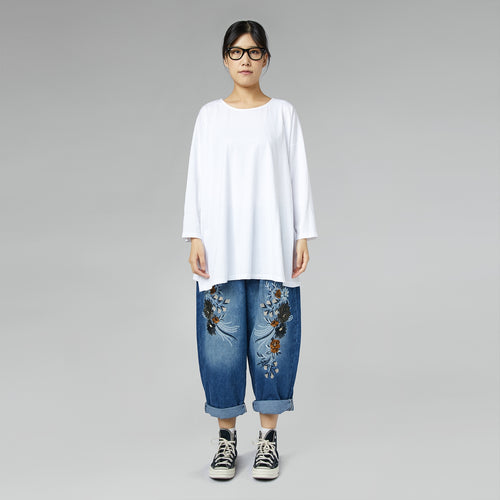 MALLA ANCHA BÁSICA CELESTE