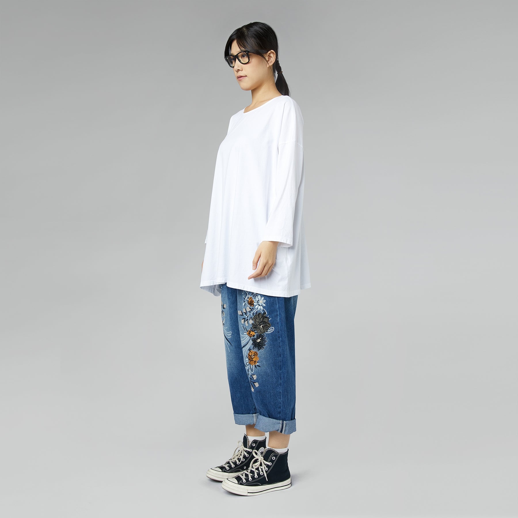 MALLA ANCHA BÁSICA CELESTE