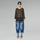 BAGGY JEANS CON BORDADO