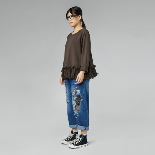 BAGGY JEANS CON BORDADO