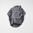 BLUSA PLISADA DE SARGA GRIS