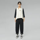 PANTALONI CON TRATTEGGIO IN RILIEVO