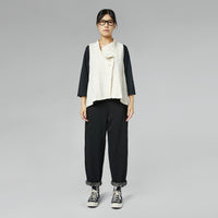 PANTALONI CON TRATTEGGIO IN RILIEVO