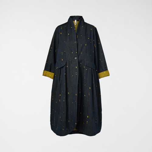 SOPRABITO IN DENIM CON INTARSI