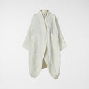 CARDIGAN/KIMONO IN ELABORATE FABRIC OFF WHITE