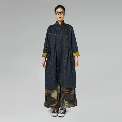 SOPRABITO IN DENIM CON INTARSI