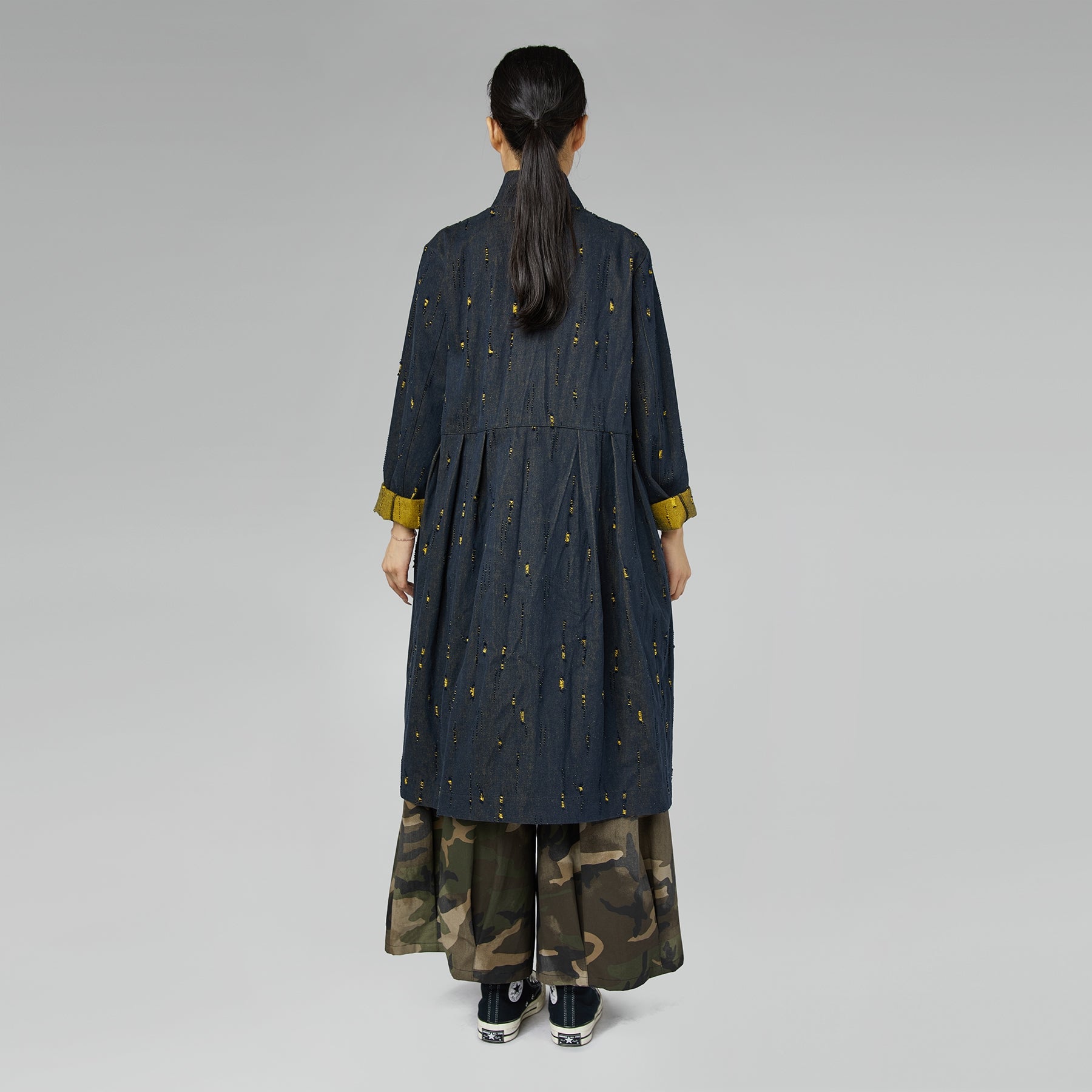 SOPRABITO IN DENIM CON INTARSI