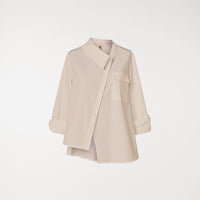 CAMICIA CON MEZZO COLLO BIANCA