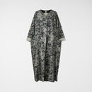 PRINTED TAPESTRY PATTERN DRESS