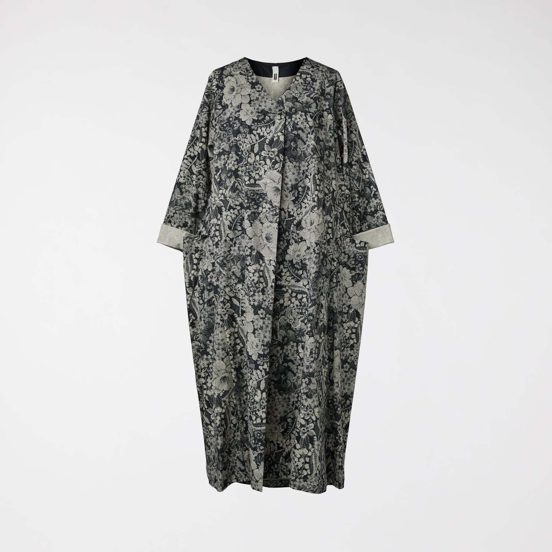 PRINTED TAPESTRY PATTERN DRESS