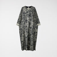 PRINTED TAPESTRY PATTERN DRESS