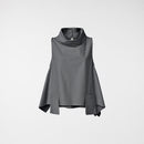 VEST WITH FRONTAL POCKETS GRAY