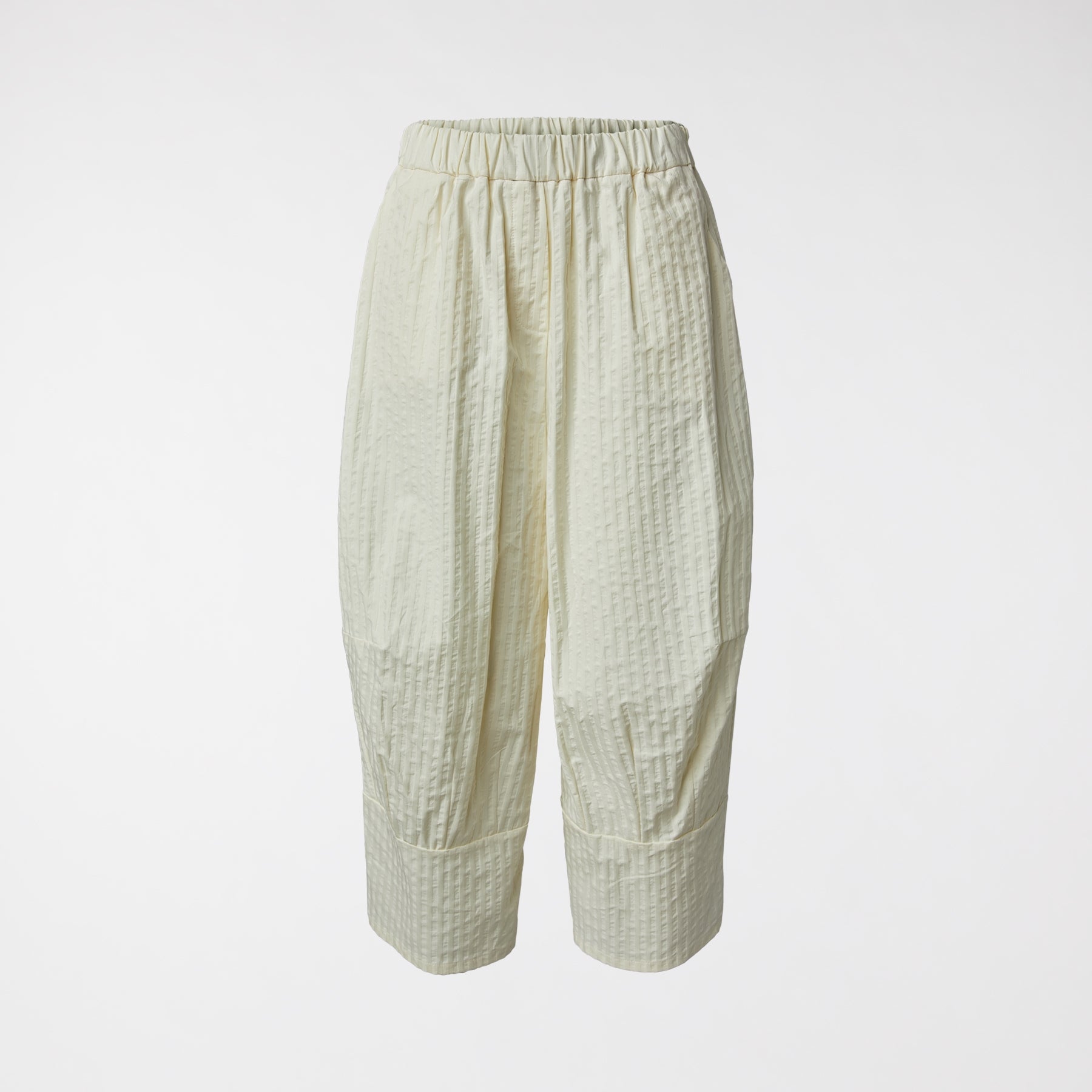 SEERSUCKER PANTS WHITE