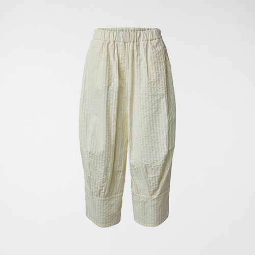 SEERSUCKER PANTS WHITE