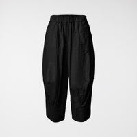 SEERSUCKER PANTS BLACK