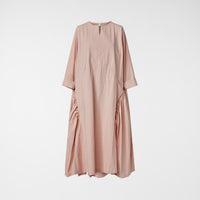 DRESS WITH PLEAT DETAIL PINK