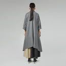 CARDIGAN IN TWILL GRAY