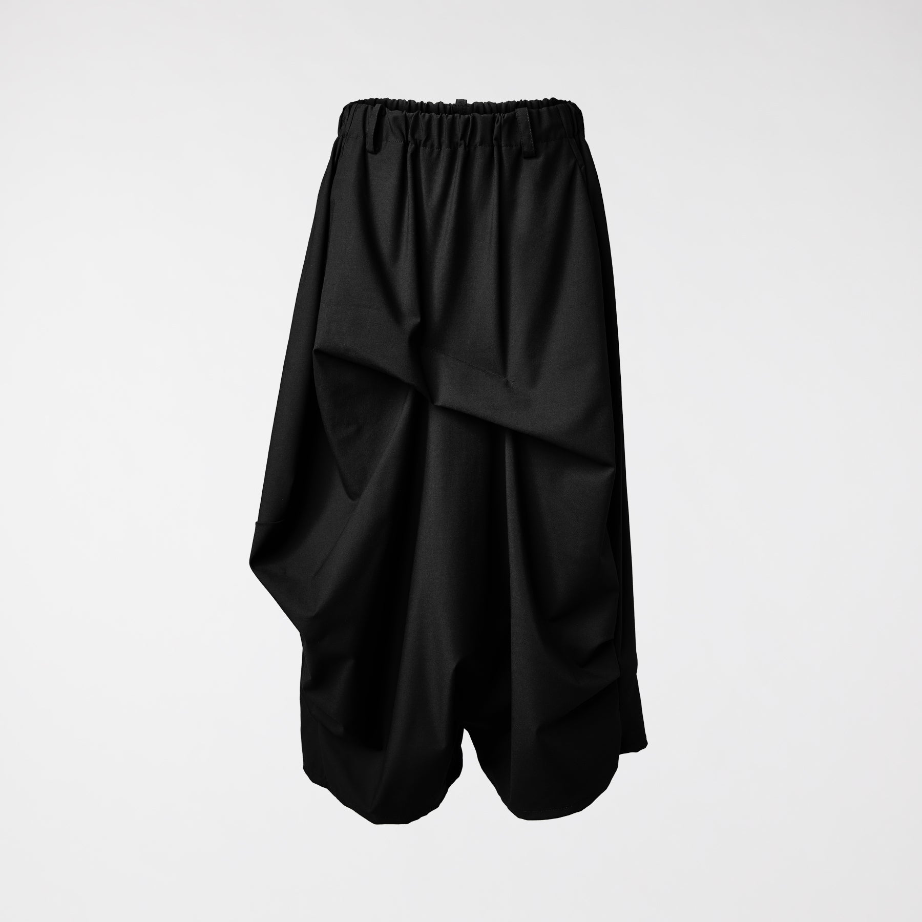 SKORT WITH PLEATS BLACK