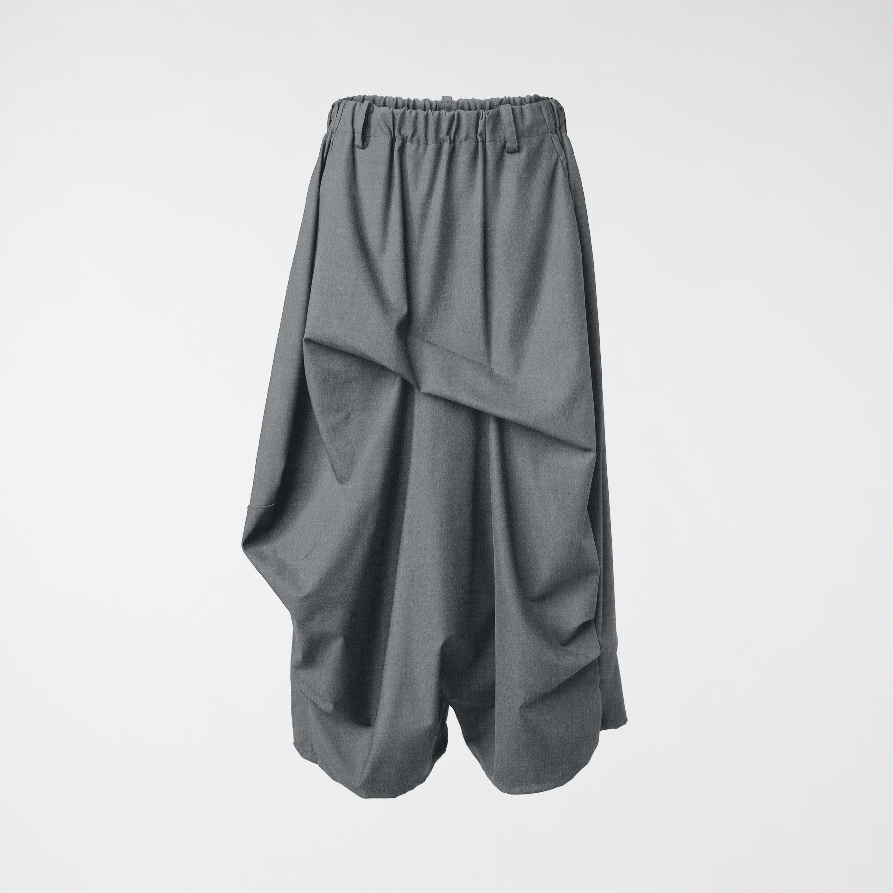 SKORT WITH PLEATS GRAY