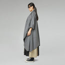 CARDIGAN IN TWILL GRAY