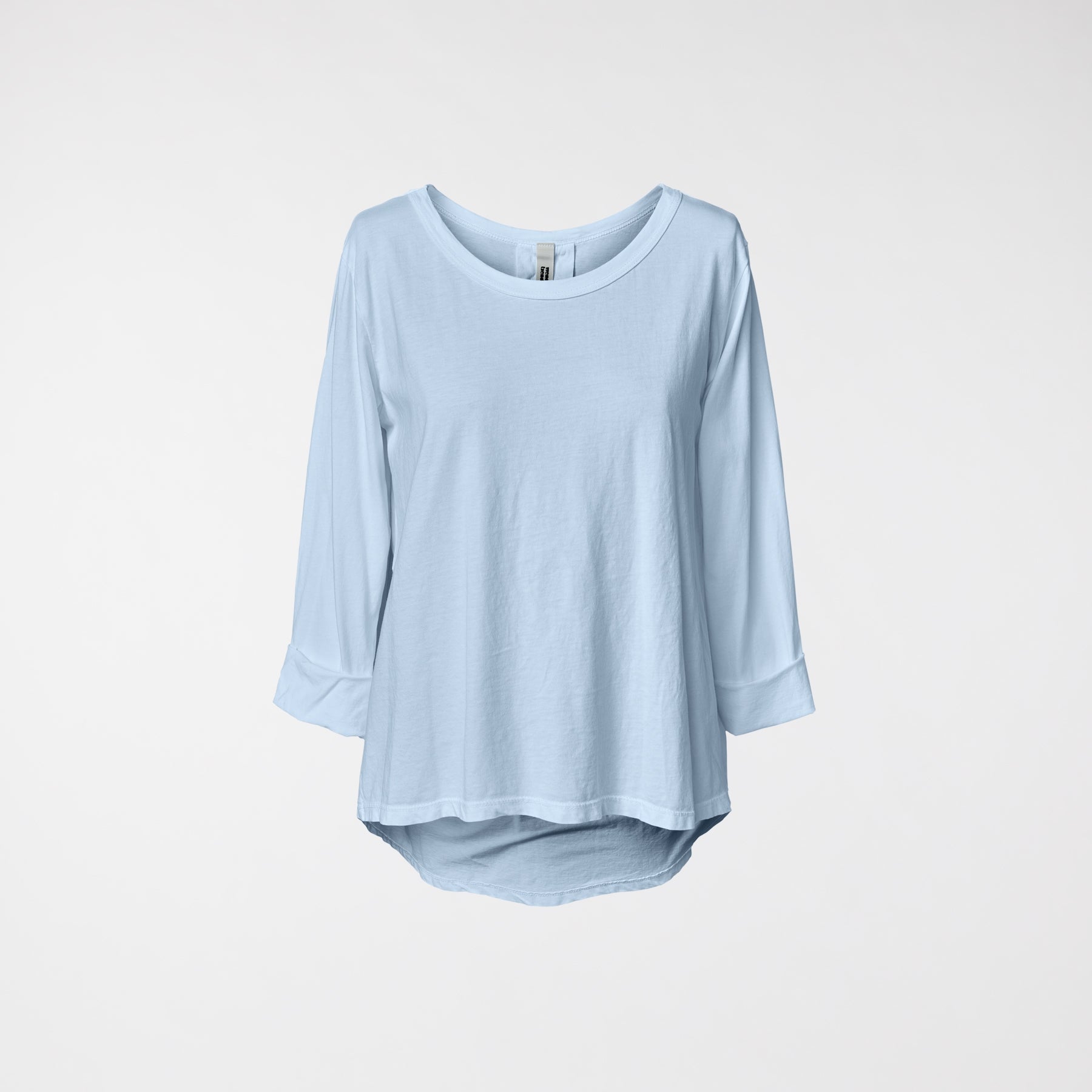 T-SHIRT CASUAL IN TESSUTO DI COTONE BIANCO