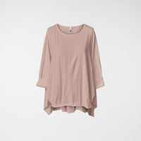 MALLA DE ALGODÓN CON ABERTURAS LATERALES ROSA