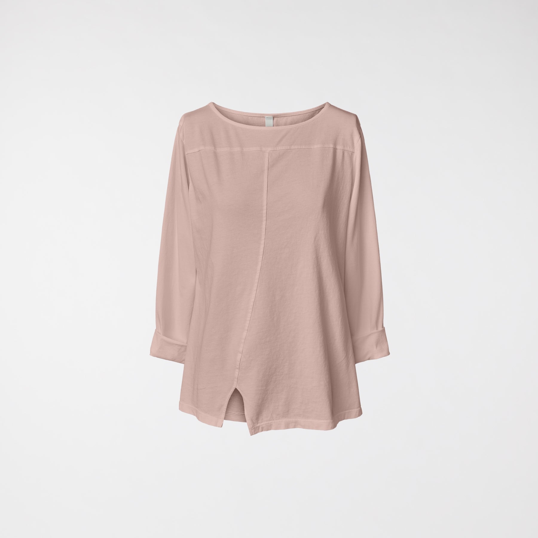 T-SHIRT IN COTONE CON SPACCO BIANCO