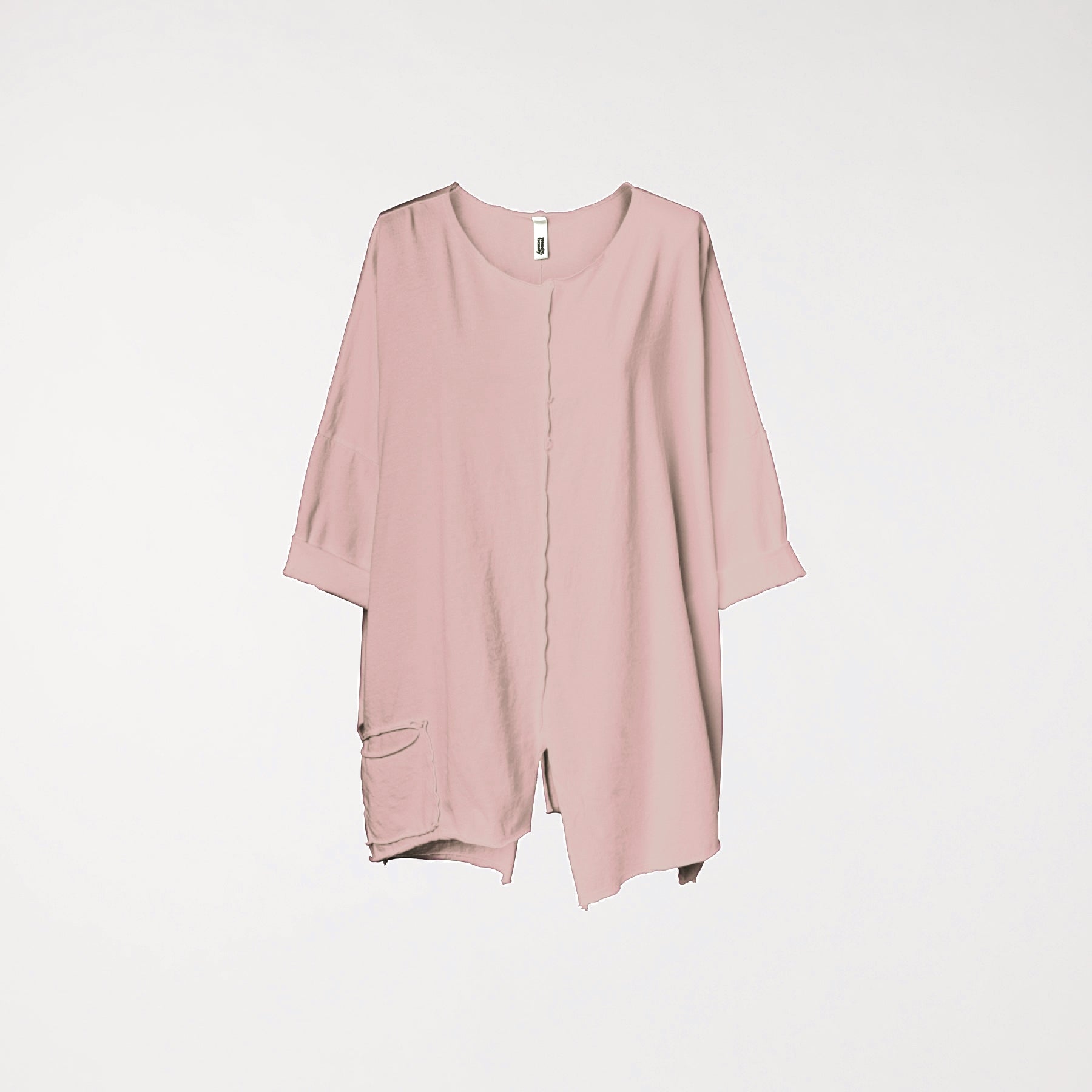 T-SHIRT CON TASCHINO ROSA