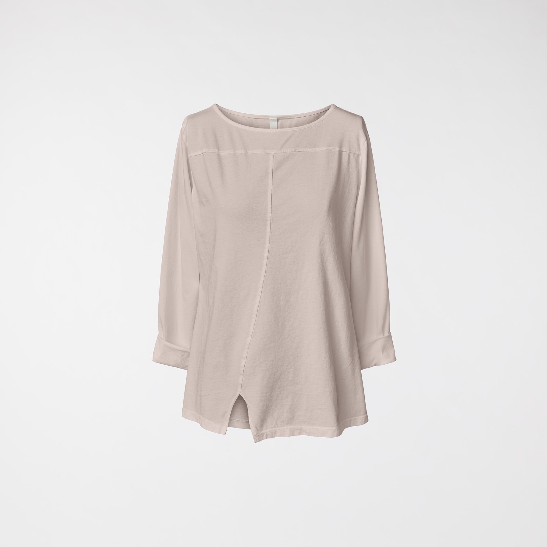 T-SHIRT IN COTONE CON SPACCO BIANCO